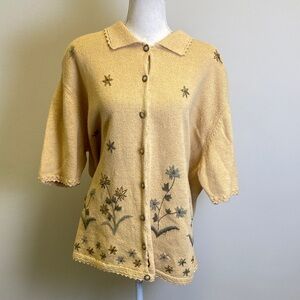 Koret Knit Cardigan in Warm Tan